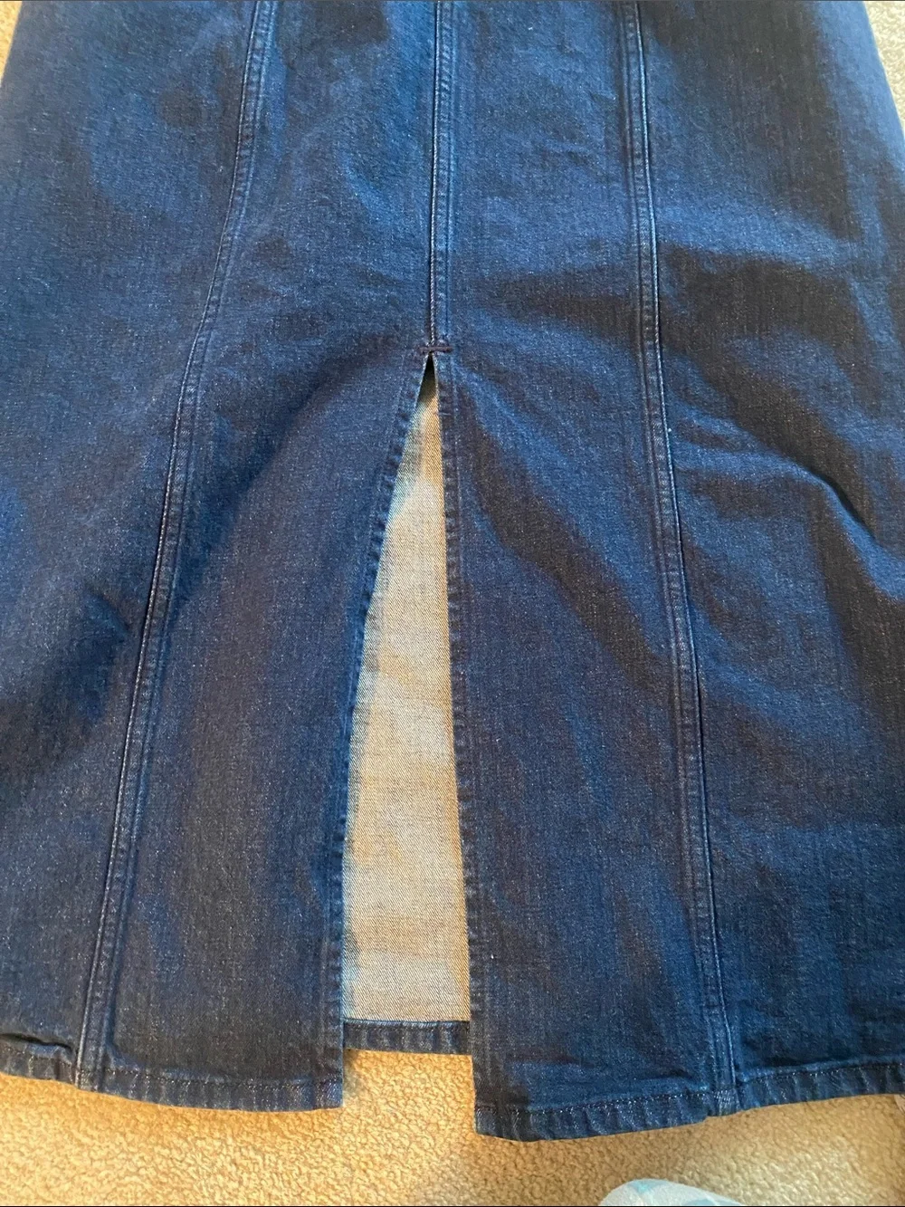 Abercrombie & fitch XL sleeveless jean dress - Picture 6 of 7